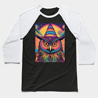 Wizard Owl Baseball T-Shirt